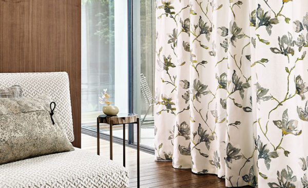 Saphira Embroidery Fabric - Eucalyptus from