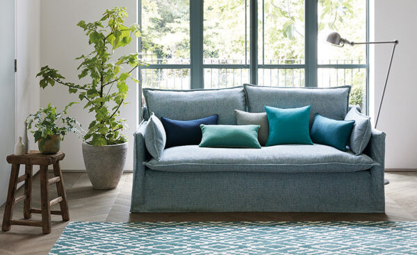Mendel Fabric - Steel Blue by Mendel Fabric - Steel Blue from