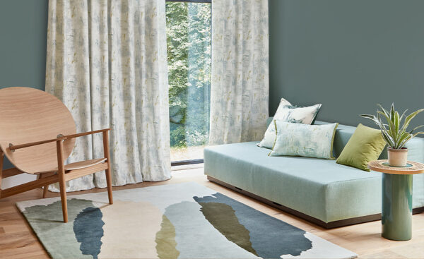 Sgrafitto Fabric - Ochre by Sgrafitto Fabric - Ochre from
