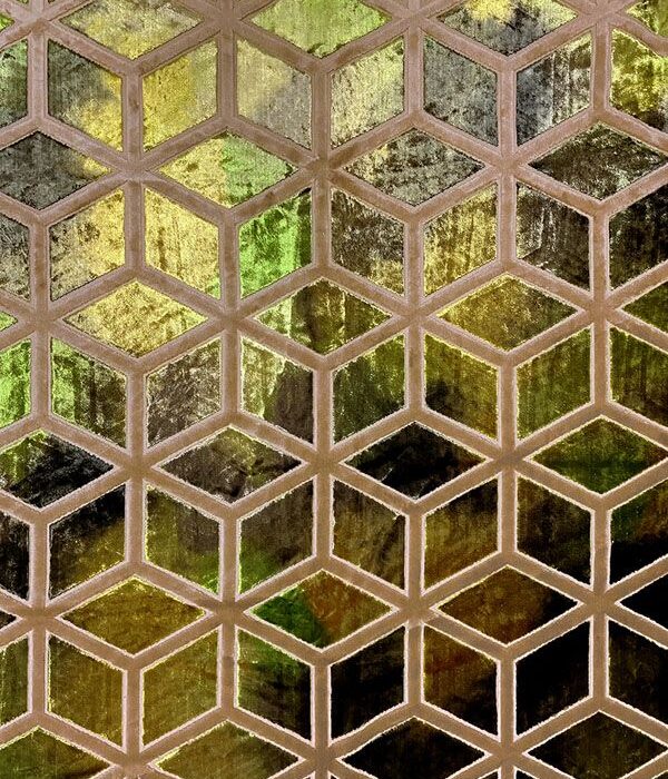 Faberge Grand Fabric - Chartreuse swatch