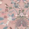 blue animal velvet-chenille fabric from Utopia