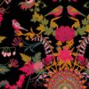 black-grey animal velvet-chenille fabric from Utopia