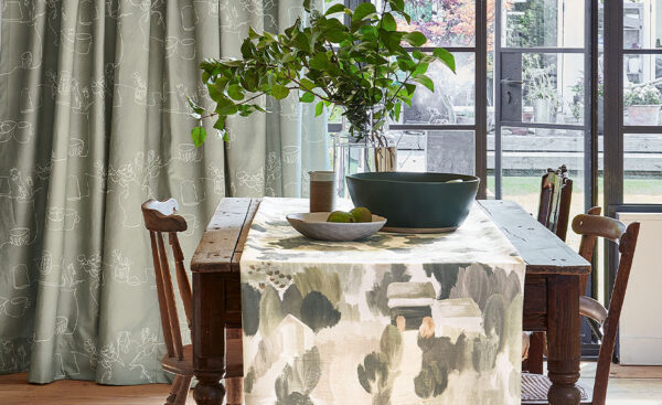 Tabletop Fabric - Slate by Tabletop Fabric - Slate from