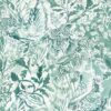 blue animal cotton fabric from Voyage Maison