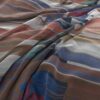multicolour striped woven fabric from Warwick