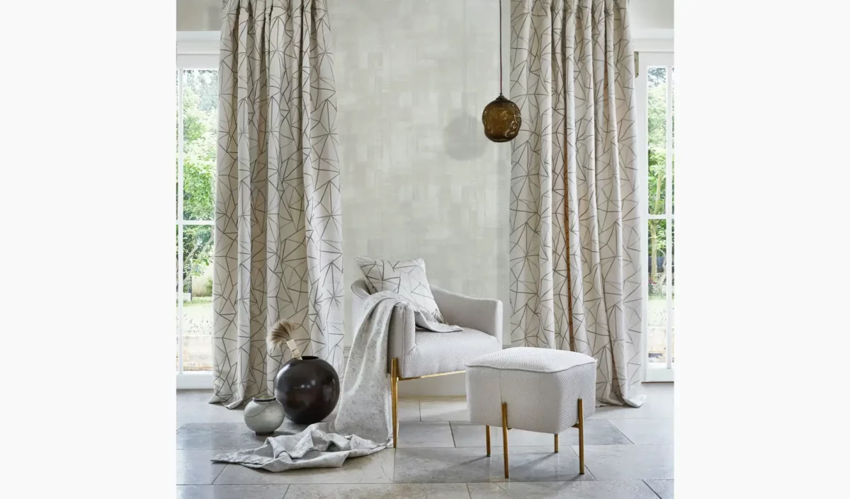 Fraction Fabric - Chalk by Fraction Fabric - Chalk from