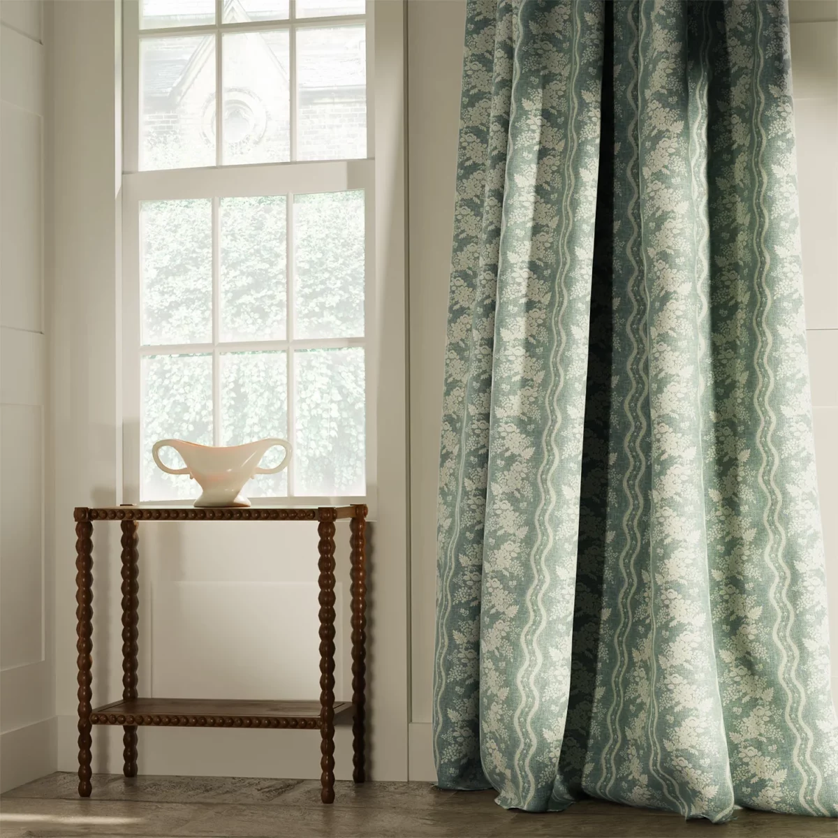 Arley Fabric - Duck Egg by Arley Fabric - Duck Egg from