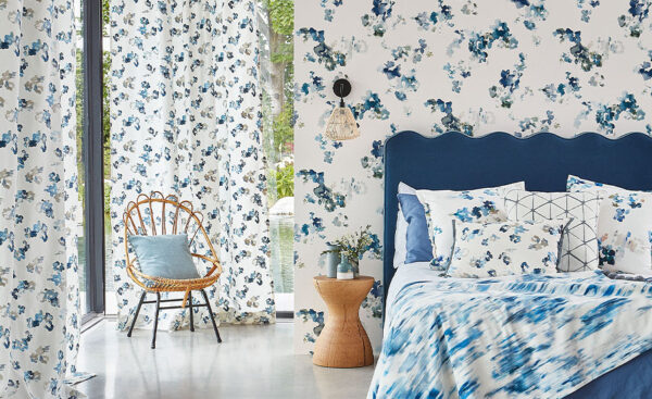 Aster Fabric - Laguna from