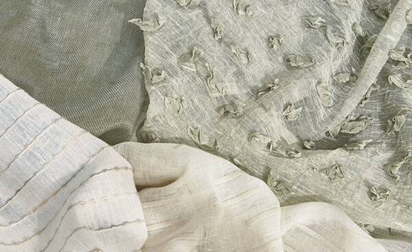 Lin Fabric - Bone by Lin Fabric - Bone from
