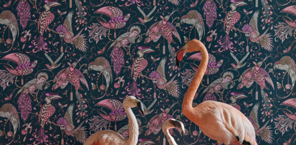 Rousseau Wallpaper - Lime by Rousseau Wallpaper - Lime from