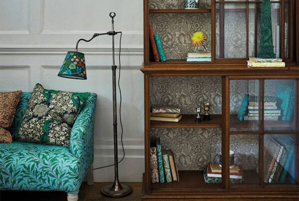 Vine Fabric - Dark Olive by Vine Fabric - Dark Olive from