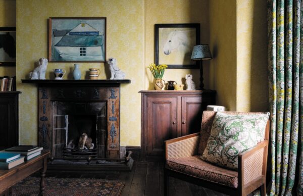 Marigold Wallpaper - Chartreuse from