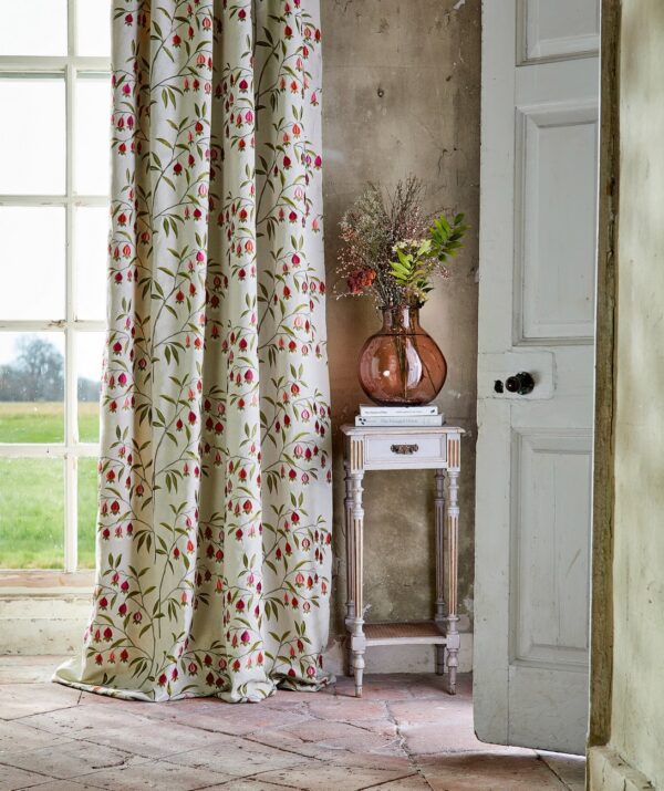 Chinese Lantern Fabric - Peach Blossom by Chinese Lantern Fabric - Peach Blossom from