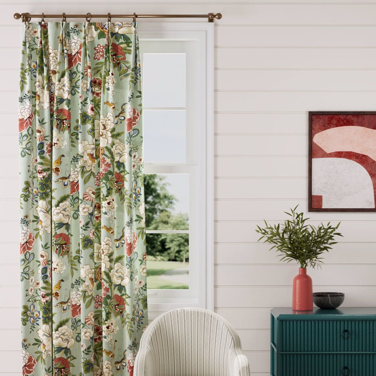 Emperor Peony Fabric - Lotus Pink from