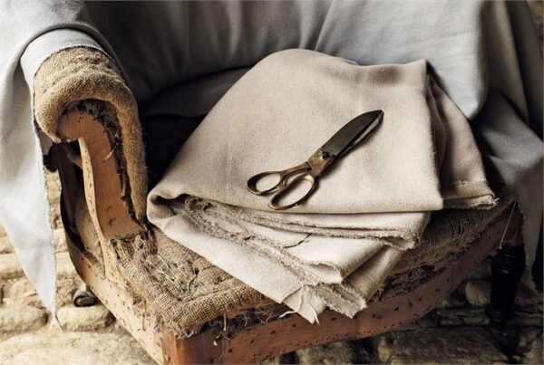 Woodland Plain Fabric - Silver from