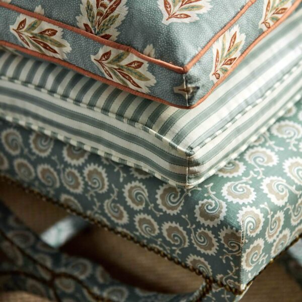 Sessile Leaf Fabric - Blue Clay by Sessile Leaf Fabric - Blue Clay from