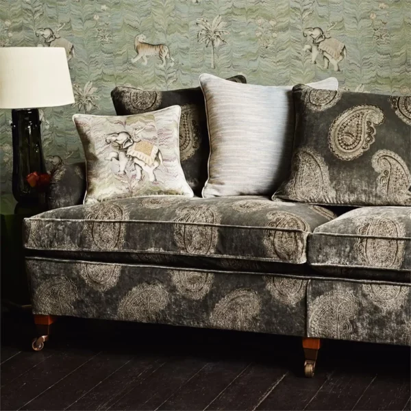 Orissa Velvet Fabric - Old Gold by Orissa Velvet Fabric - Old Gold from