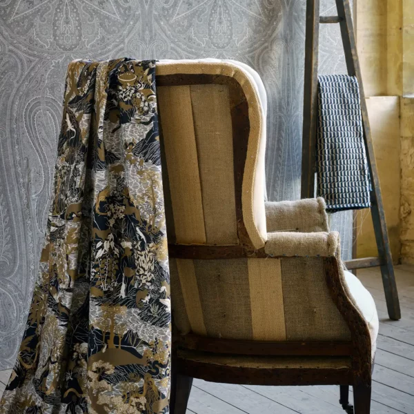 Avalonis Fabric - Black Gold by Avalonis Fabric - Black Gold from