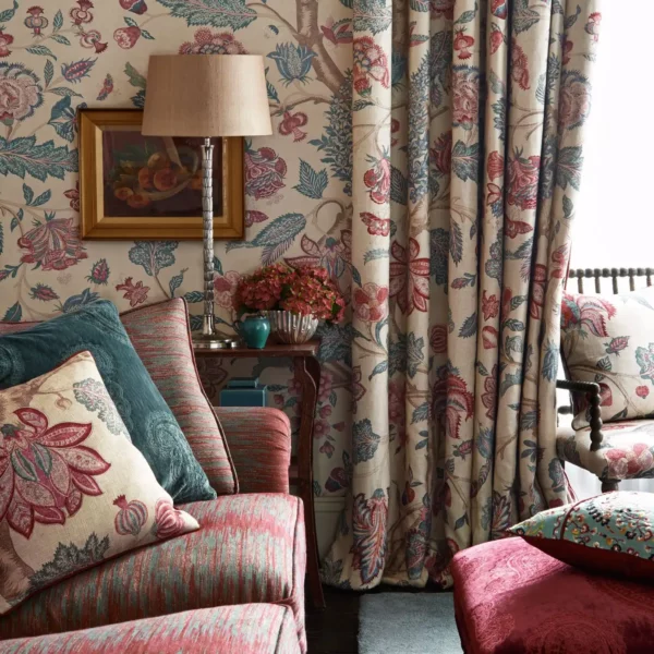 Chintz Fabric - Cobalt by Chintz Fabric - Cobalt from