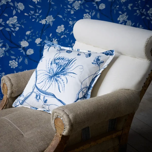 Phaedra Toile Fabric - Huntsmans Green by Phaedra Toile Fabric - Huntsmans Green from