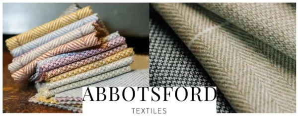 Herringbone Fabric - Feathergrass by Herringbone Fabric - Feathergrass from