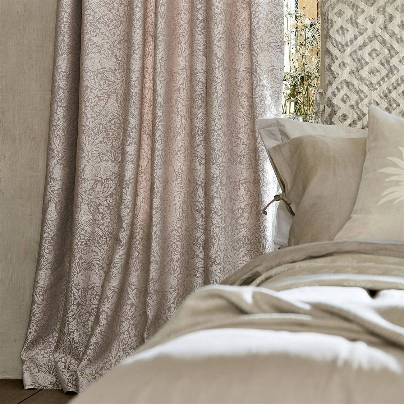 Pure Brer Rabbit Weave Fabric Linen | Pure Morris North William Morris ...