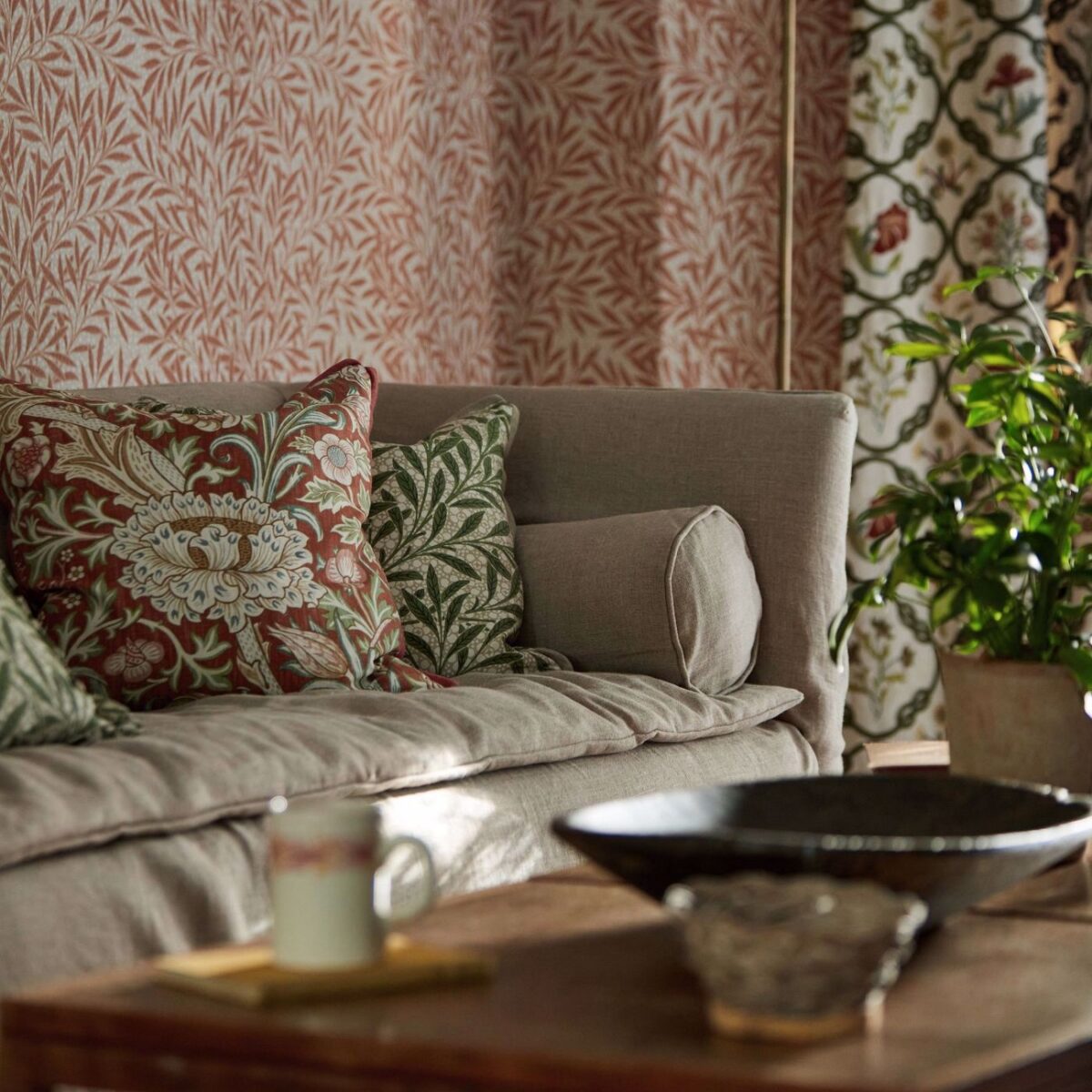 Trent Fabric - Red House by Trent Fabric - Red House from