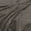 black-grey checked woolen fabric from Warwick
