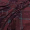 black-grey checked woolen fabric from Warwick