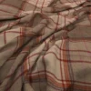 red checked woolen fabric from Warwick