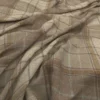 neutral checked woolen fabric from Warwick
