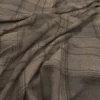 black-grey checked woolen fabric from Warwick