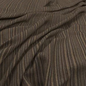 black-grey striped woolen fabric from Warwick