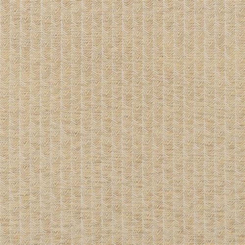 Malia Fabric - Ochre by yellow geometric jacquard fabric from William Yeoward