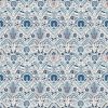 blue botanical printed fabric from William Yeoward
