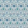 blue botanical printed fabric from William Yeoward