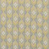 yellow geometric woolen fabric from William Yeoward