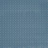 blue geometric velvet-chenille fabric from William Yeoward