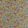 multicolour botanical woven fabric from William Yeoward