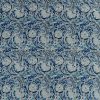 blue botanical woven fabric from William Yeoward