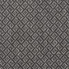 black-grey geometric jacquard fabric from William Yeoward