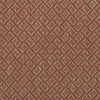 orange geometric jacquard fabric from William Yeoward