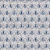 blue botanical linen fabric from William Yeoward