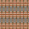 orange traditional cotton fabric from William Yeoward