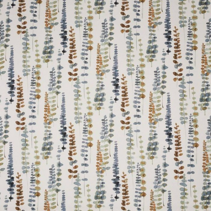 Santa Maria Fabric - Indigo swatch