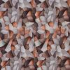 orange geometric printed fabric from Prestigious Textiles