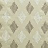 neutral geometric silk-satin fabric from Prestigious Textiles