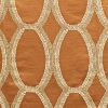 orange contemporary silk-satin fabric from Prestigious Textiles