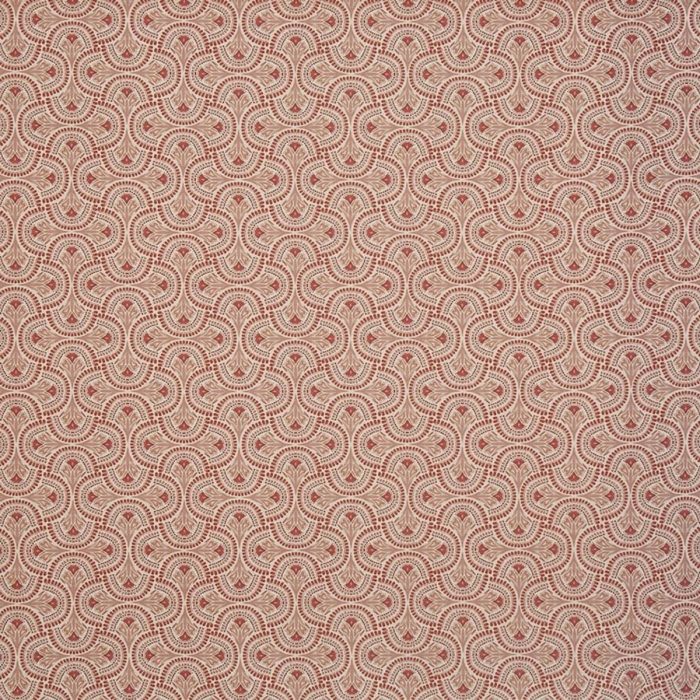 Skiathos Fabric - Coral swatch