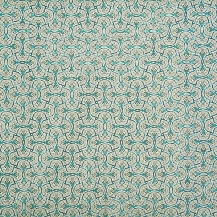 Skiathos Fabric - Azure swatch
